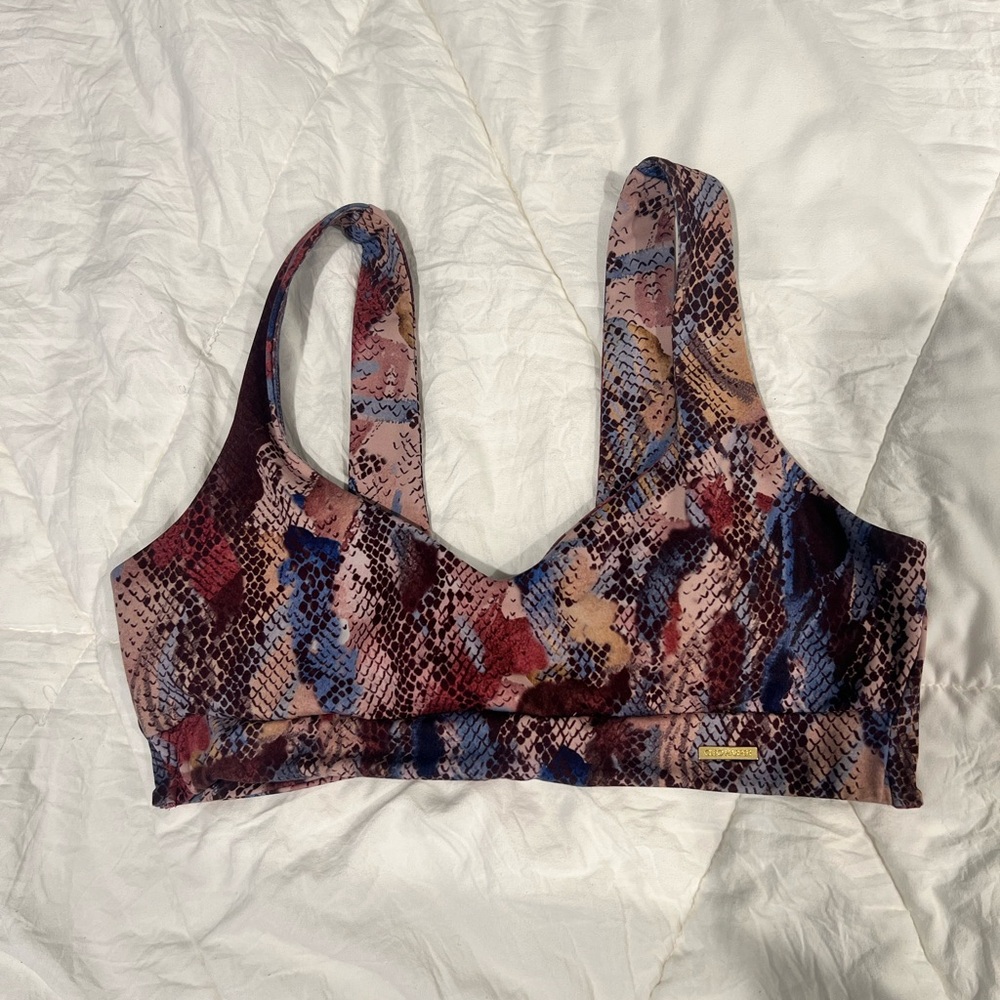 Cleo Harper Snake Print Sports Bra